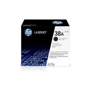 HP 38A Black LaserJet Toner Cartridge (Q1338A)