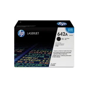 HP 642A Black LaserJet Toner Cartridge (CB400A)