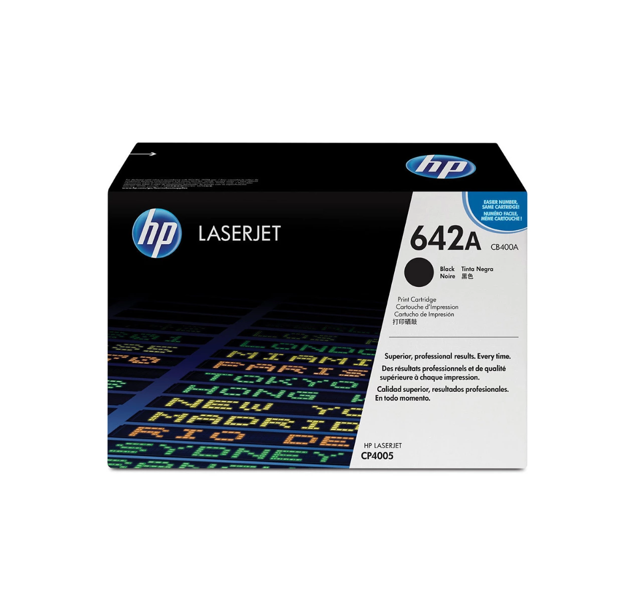 HP 642A Black LaserJet Toner Cartridge (CB400A)