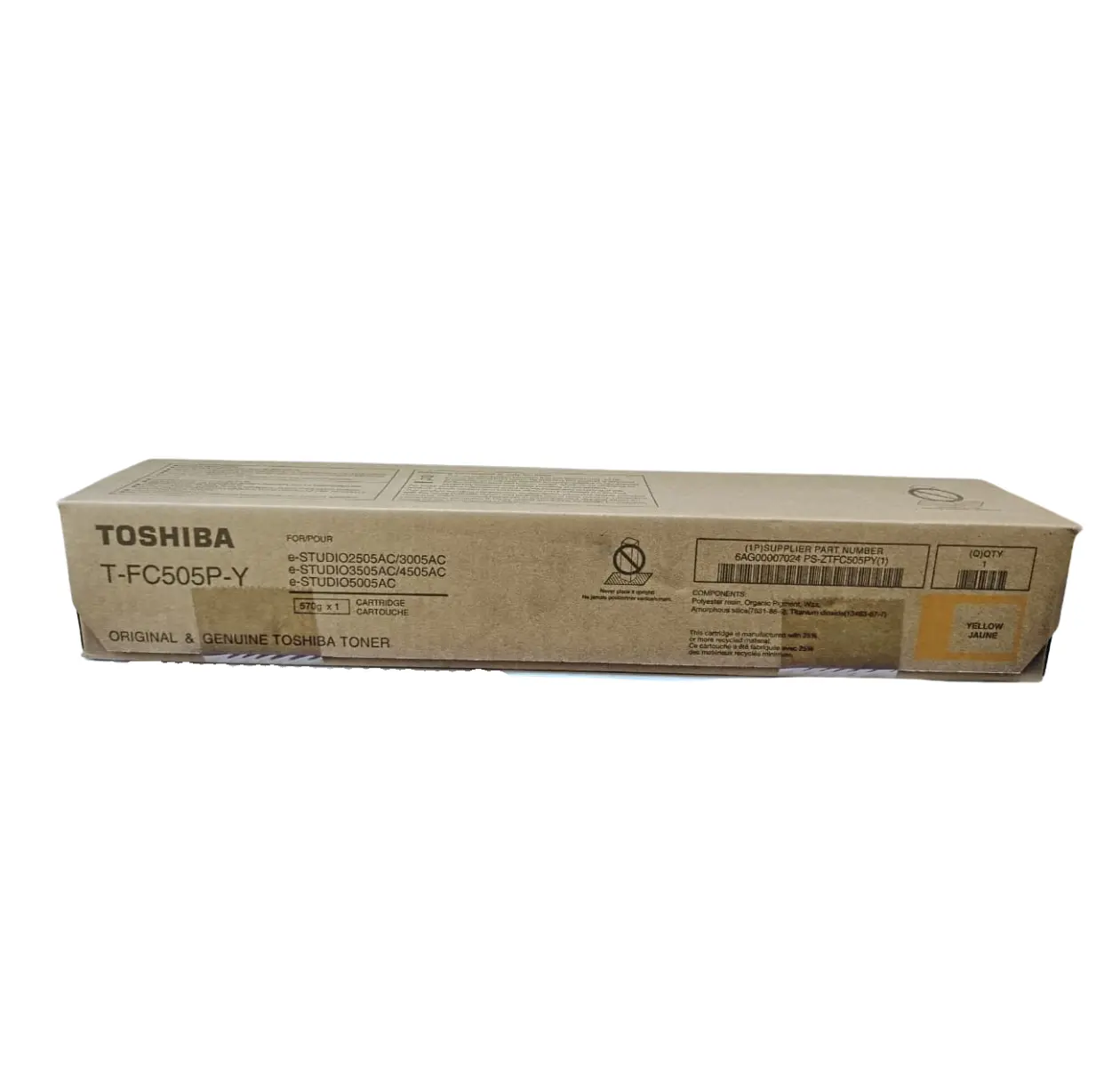 T-FC505P-Y TOSHIBA Yellow Toner Cartridge-570g